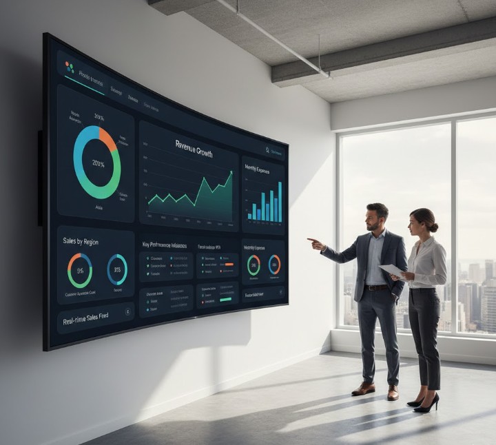 Dashboard reporting step